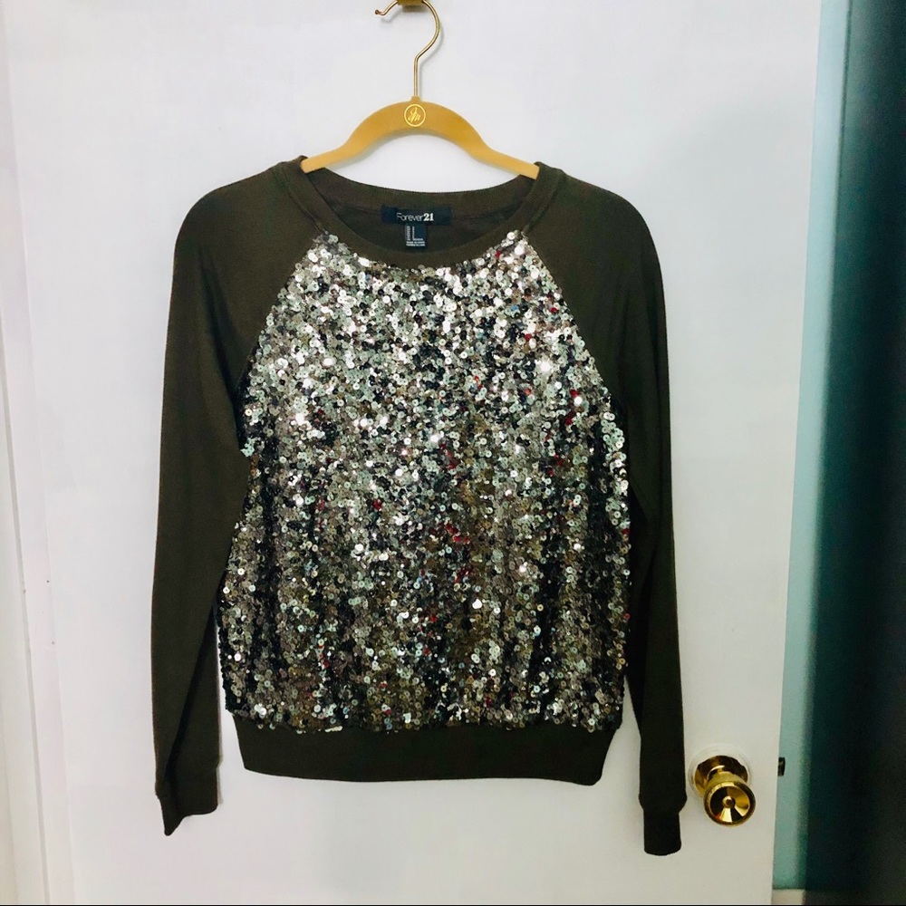 Sequined sweater